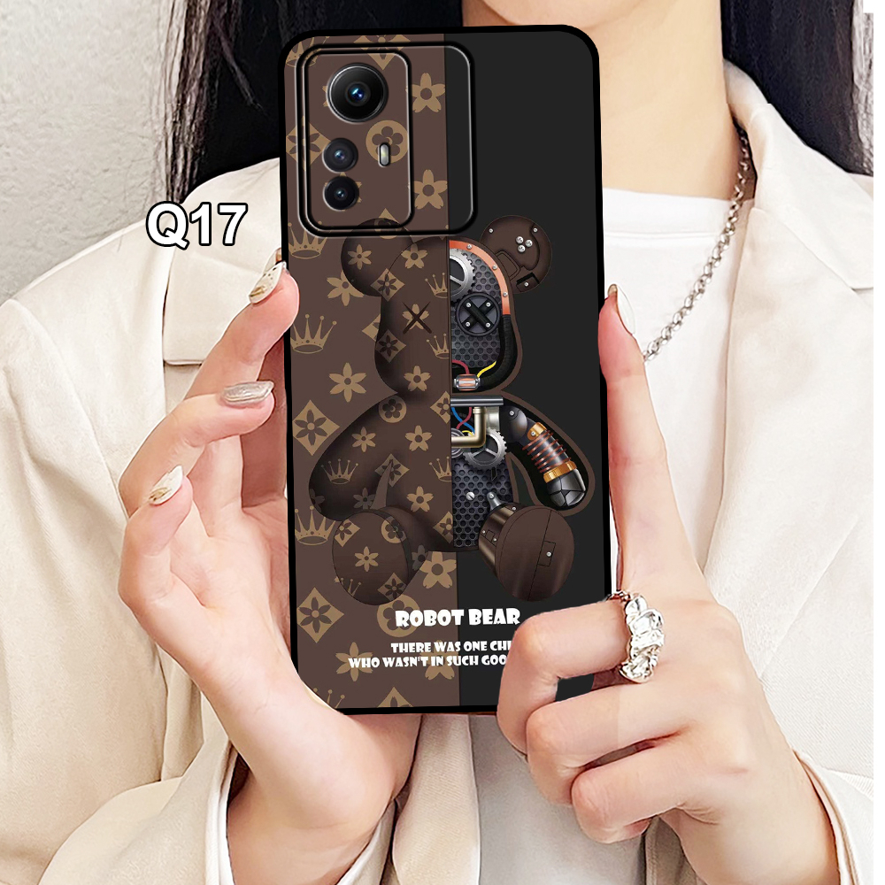 Ốp Lưng Điện Thoại Xiaomi Redmi Note 12s In Hình Gấu Bearick -Trend- CASE88.
