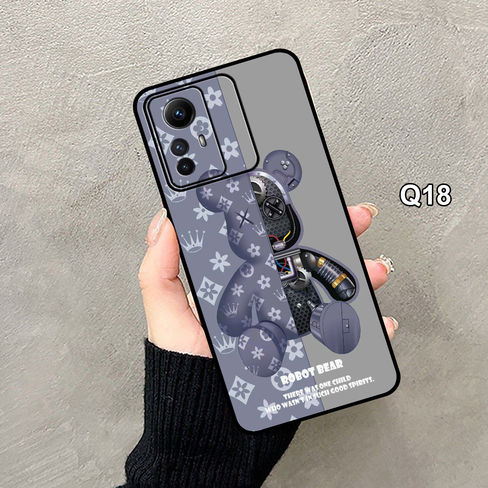 Ốp Lưng Điện Thoại Xiaomi Redmi Note 12s In Hình Gấu Bearick -Trend- CASE88.