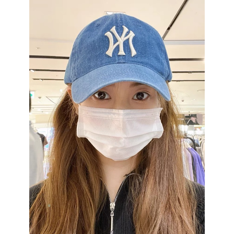 Mũ Nón MLB Chính Hãng - Mũ Lưỡi Trai MLB Denim Unstructured Ball Cap 3ACPD013N
