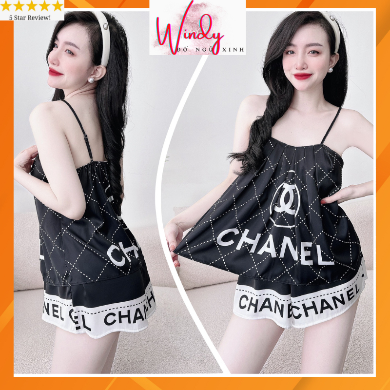 Đồ ngủ ĐÙI nữ mặc nhà trendy lụa latin 2 dây sexy quyến rũ dễ thương, freesize từ 40-60kg WINDY BOUTIQUE