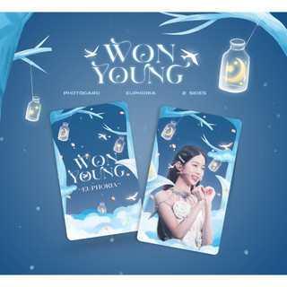 Card des bo góc cán bóng wonyoung - data độc quyền của cloudoris tặng kèm sleeve