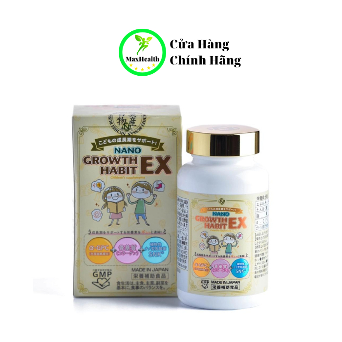 VIÊN UỐNG TĂNG CHIỀU CAO NANO GROWTH HABIT EX  – MaxHealth