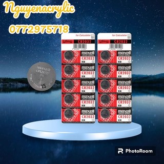 Vỉ 5 Viên Pin CMOS Maxell CR2032 Lithium 3v Tốt