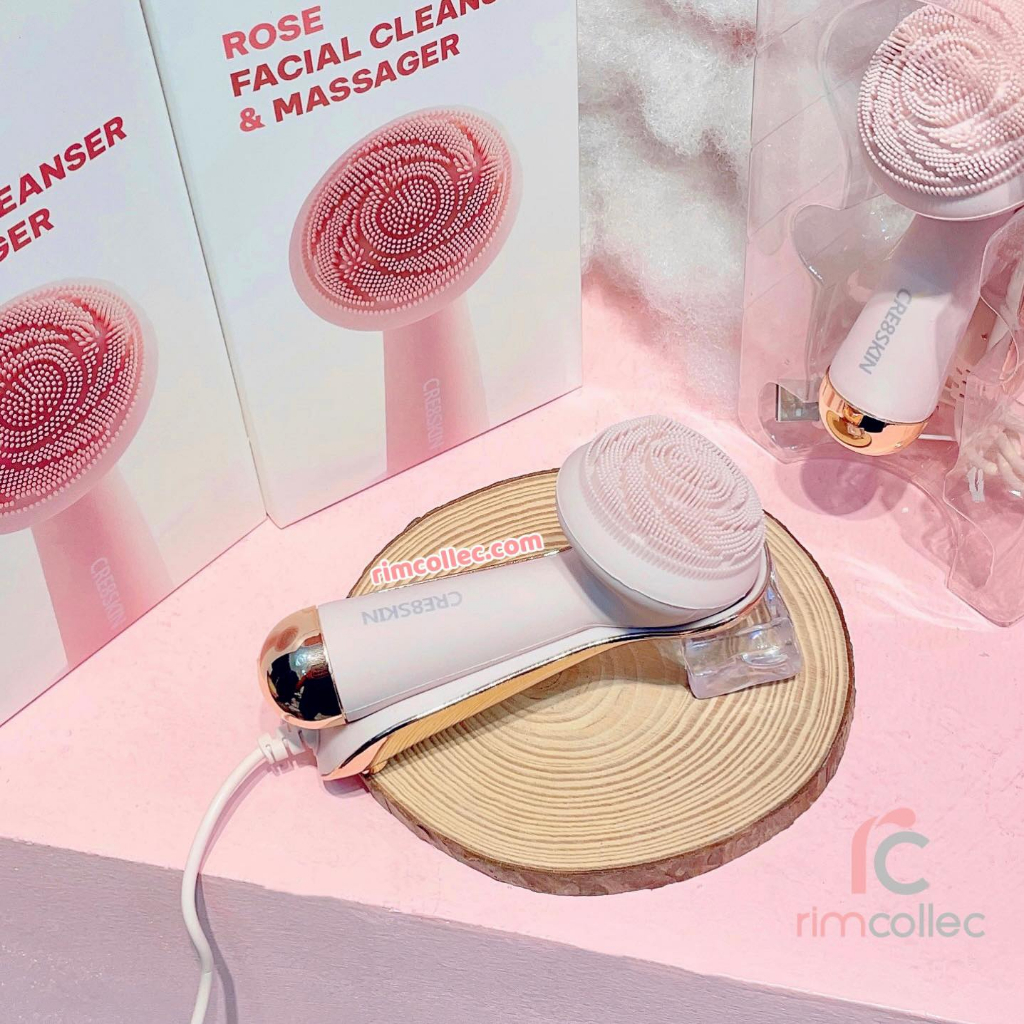 Máy rửa mặt Cre8skin 4 cấp độ làm sạch sâu