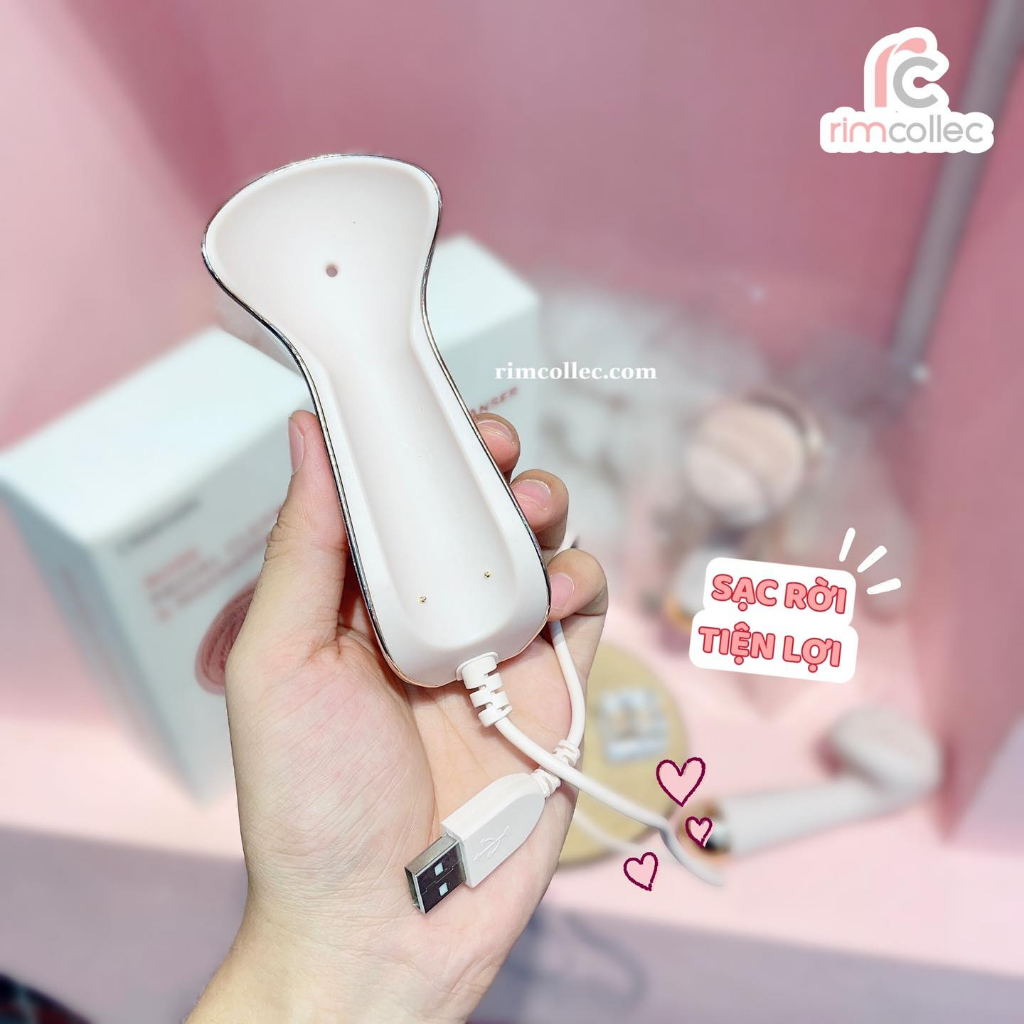 Máy rửa mặt Cre8skin 4 cấp độ làm sạch sâu