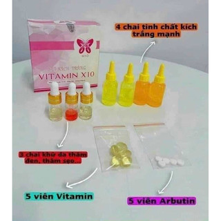 Set kích trắng vitamin X10 MY Ô kích trắng nhanh gấp 10 lần