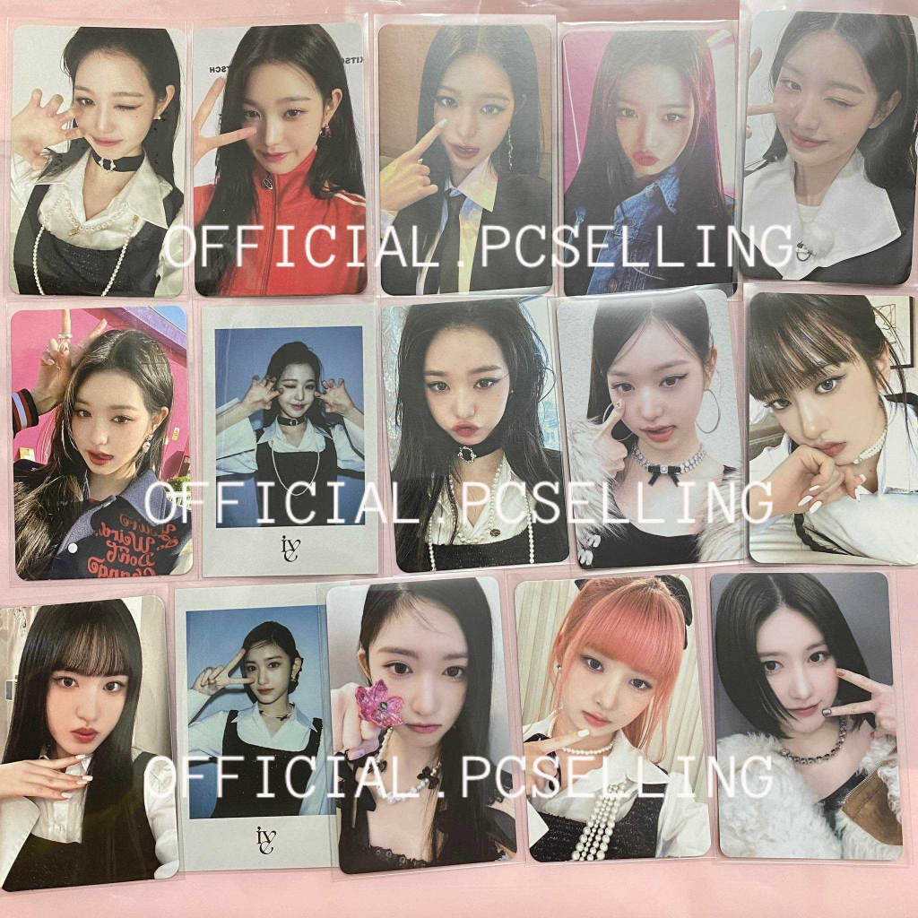 (MẶC ĐỊNH CẤN CD) Photocard IVE album IVE mới ảnh thẻ bo góc chính hãng mặc định df