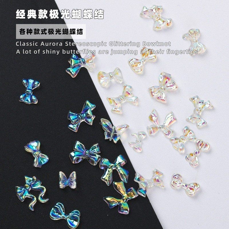 Túi 50 Cái CHARM NHỰA CAO CẤP MÀU HOLOGAM