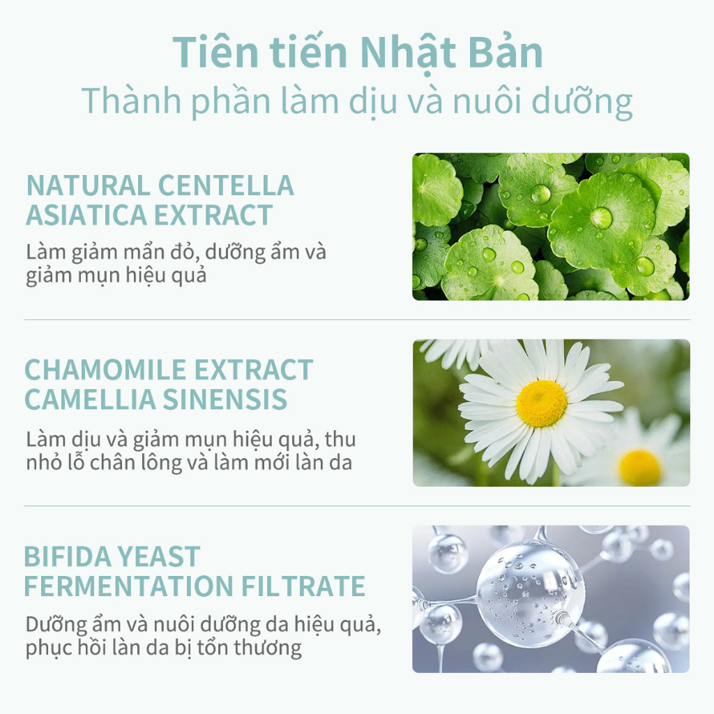 Nước tẩy trang rau má AISASEA 500ml dưỡng ẩm khuôn mặt môi mắt làm sạch sâu cho da nhạy cảm