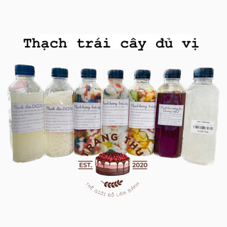 Thạch trái cây (thạch cá/dừa/trứng/thuỷ tinh/nha đam/kim cương) 300g
