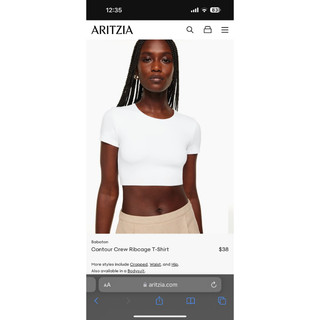 Áo crop top bbt cổ tròn