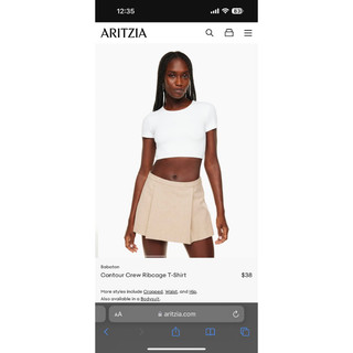 Áo crop top bbt cổ tròn