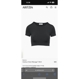 Áo crop top bbt cổ tròn