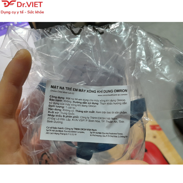 Mặt Nạ Dành Cho Máy Xông Khí Dung Omron Chính hãng - Dùng cho máy xông khí dung Omron