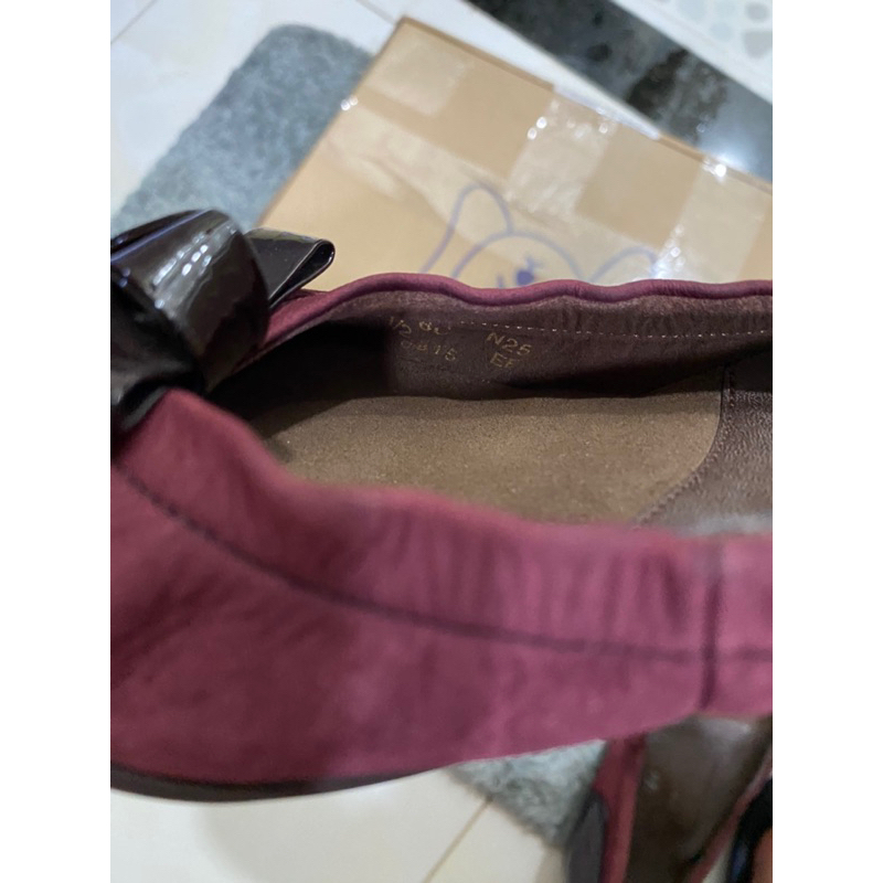 Thanh lý Giày búp bê nữ hiệu ASICS size 25EE