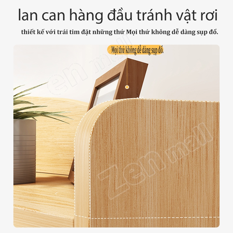 ZEN bàn gỗ văn phòng bàn vi tính bàn vi tính 2 tầng  bàn vi tính có hộc tủ bên dưới có cả giá sách lắp dễ dàng