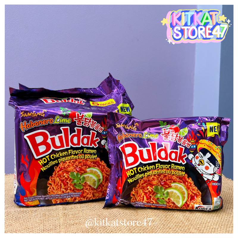 MÌ GÀ KHÔ CHUA CAY HABANERO LIME SAMYANG