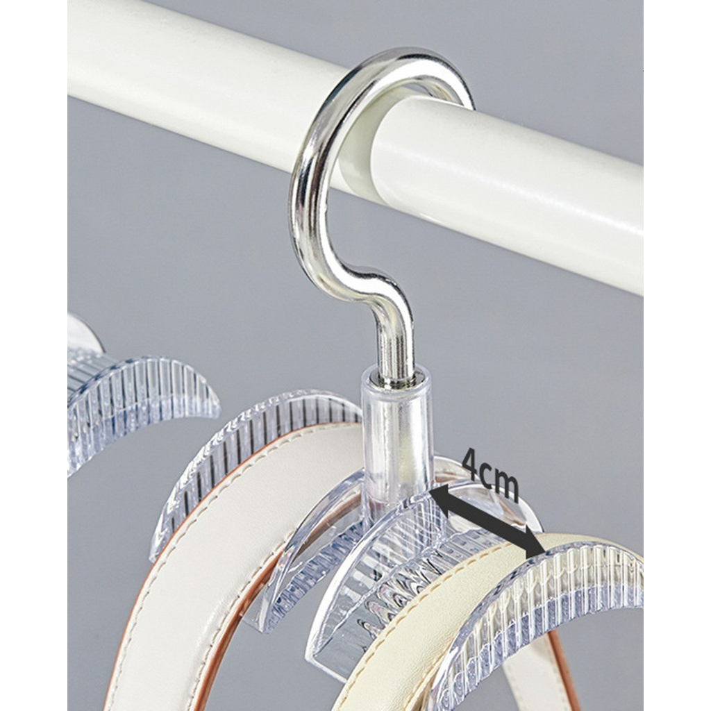 Móc Treo Túi Xách Quần Áo ,Cà Vạt ,Phụ Kiện Thắt Lưng Xoay Tròn 360 Độ Đa Năng Tiết Kiệm Không Gian (MT01)