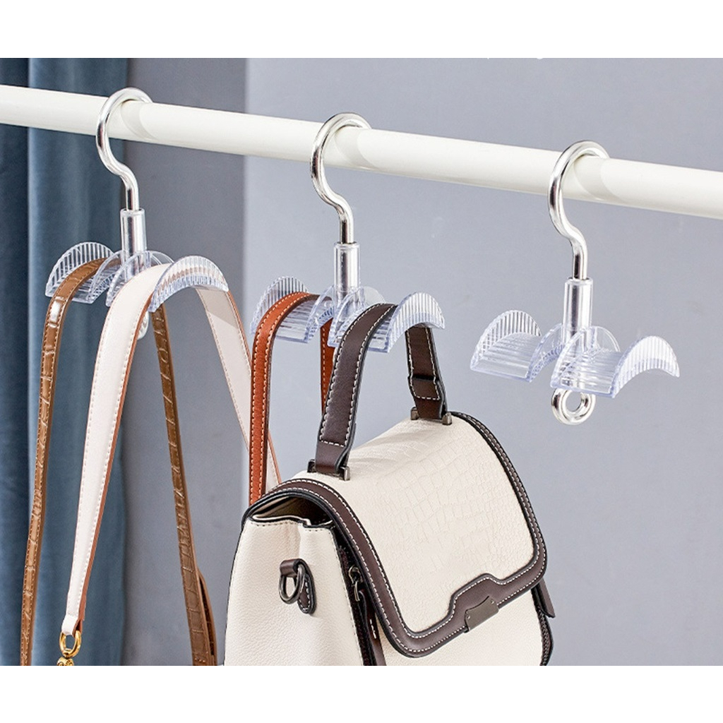 Móc Treo Túi Xách Quần Áo ,Cà Vạt ,Phụ Kiện Thắt Lưng Xoay Tròn 360 Độ Đa Năng Tiết Kiệm Không Gian (MT01)