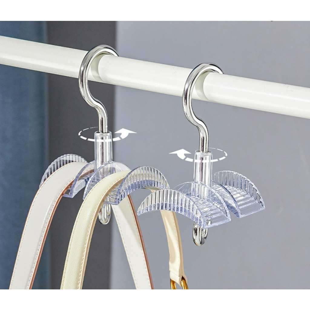 Móc Treo Túi Xách Quần Áo ,Cà Vạt ,Phụ Kiện Thắt Lưng Xoay Tròn 360 Độ Đa Năng Tiết Kiệm Không Gian (MT01)