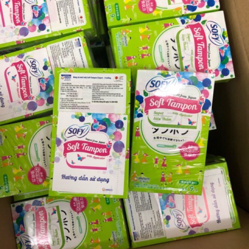 Băng vệ sinh Tampon Sofy sản xuất Nhật Bản (9 miếng)