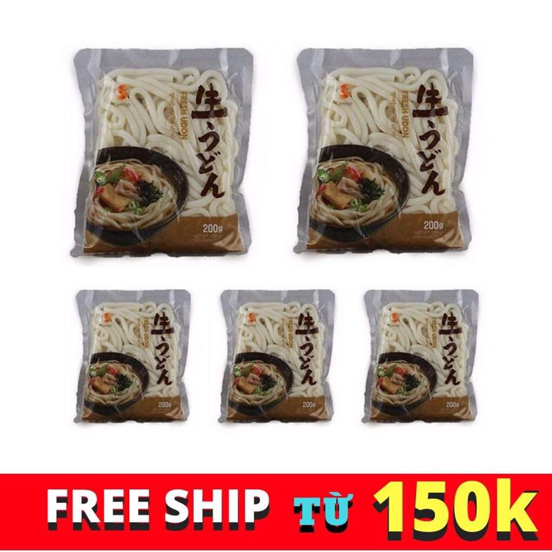 Combo 5 gói mì udon tươi