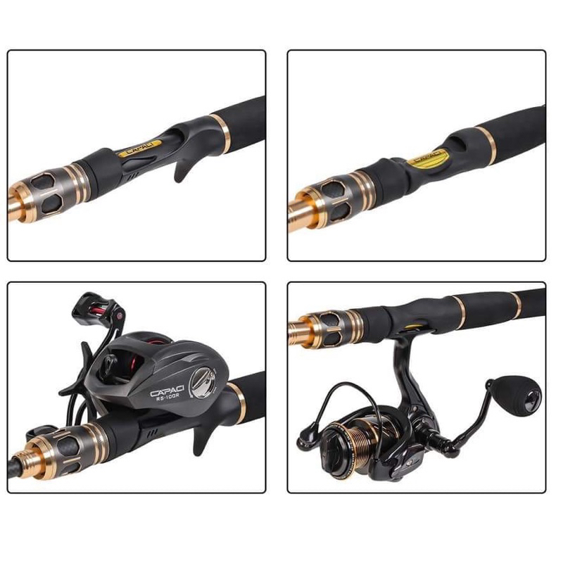 Cần lure rút gọn (33cm) Capaci cao cấp