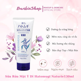Sữa Rửa Mặt Ý Dĩ Hatomugi Naturie Nhật Bản 130g