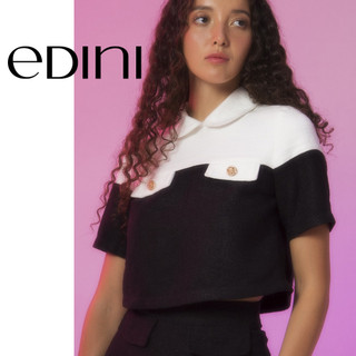 Áo tweed tay ngắn - edini - a1456