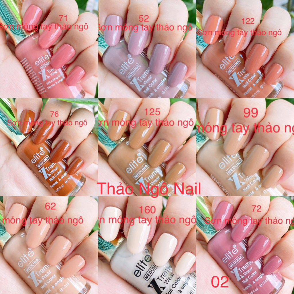 (Hàng mới về) Sơn móng tay cao cấp MEDUNA 17ml dành cho Nail