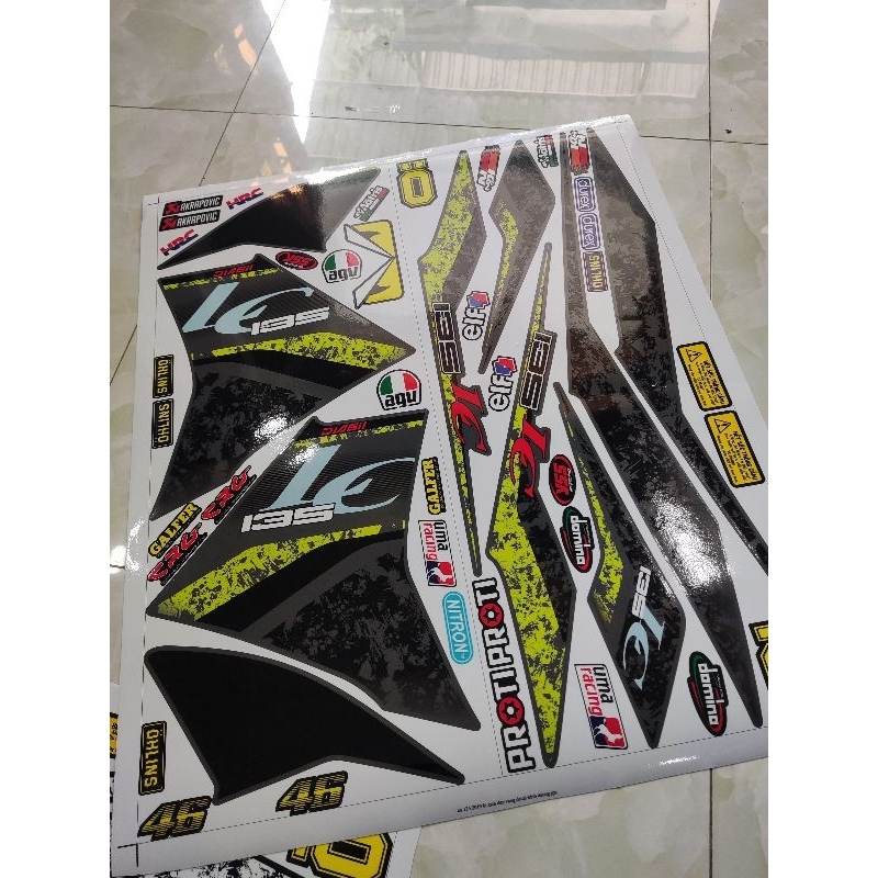 Tem Rời Ex 135 Lc 2019 Xám Vàng Đen