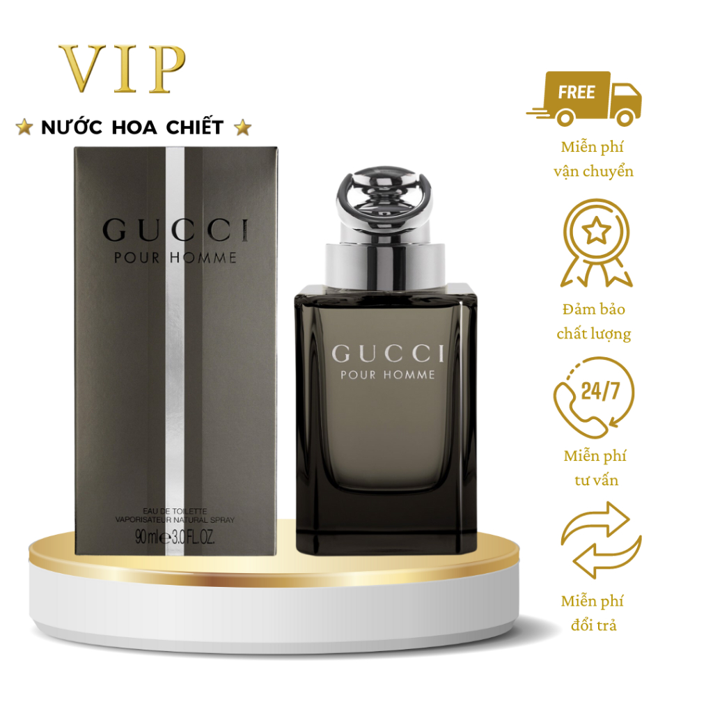 Nước Hoa Nam Gucci Pour Homme EDT chiết 10ml