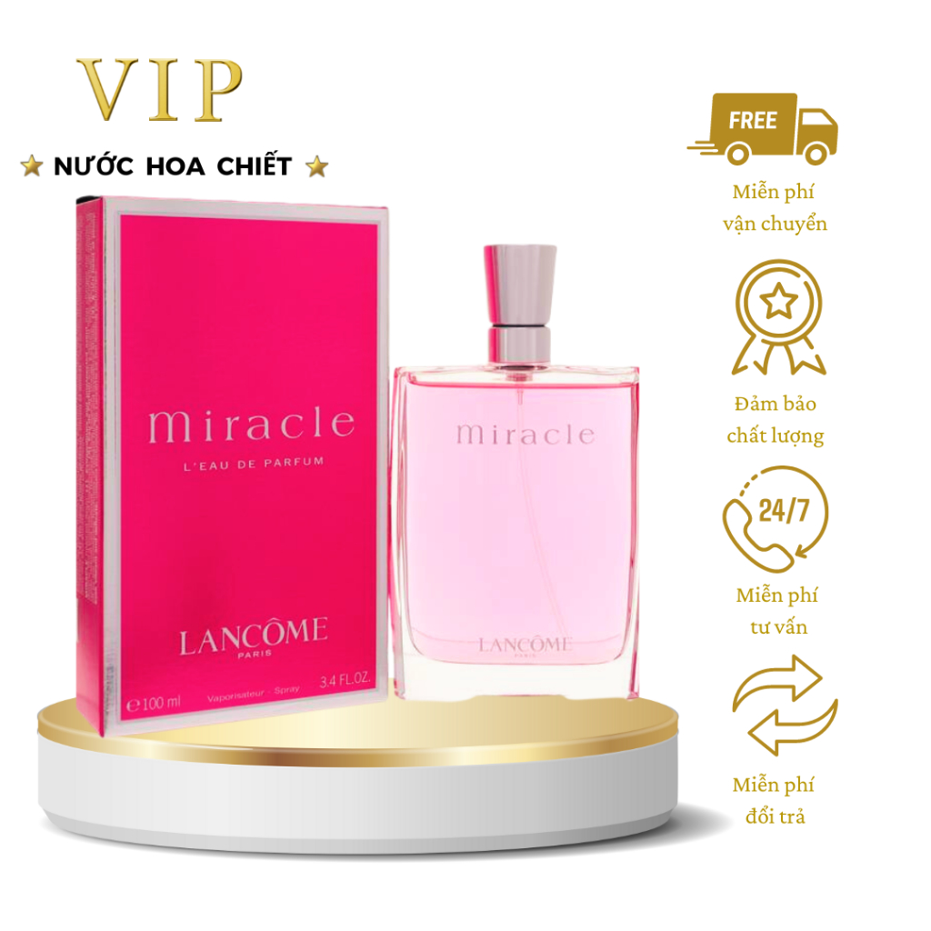 Nước hoa nữ Miracle EDP chiết 10ml - VIP SHOP
