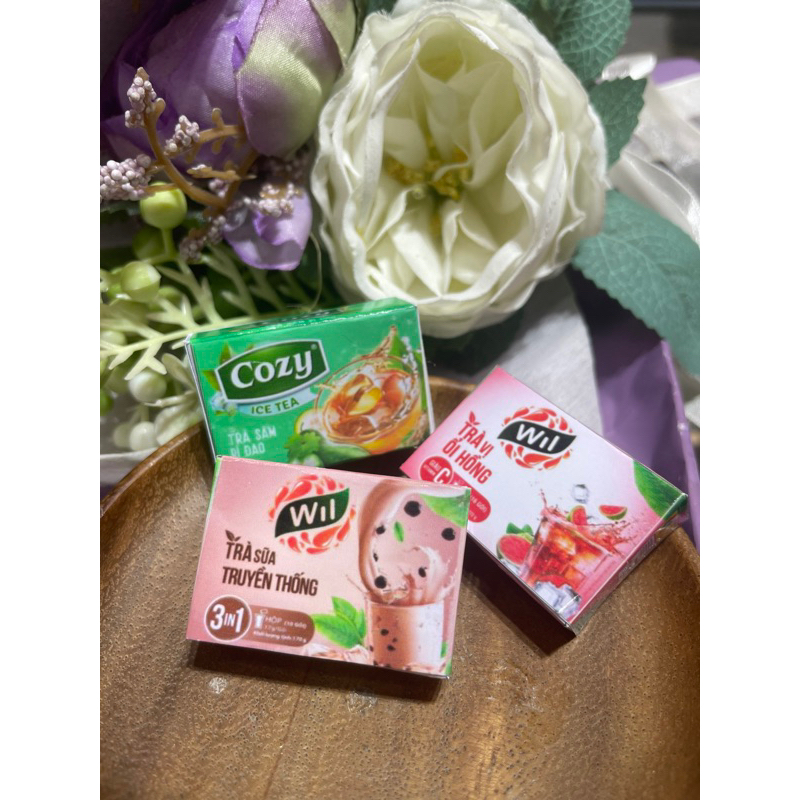Mô hình hộp trà mini ngẫu nhiên 🌻