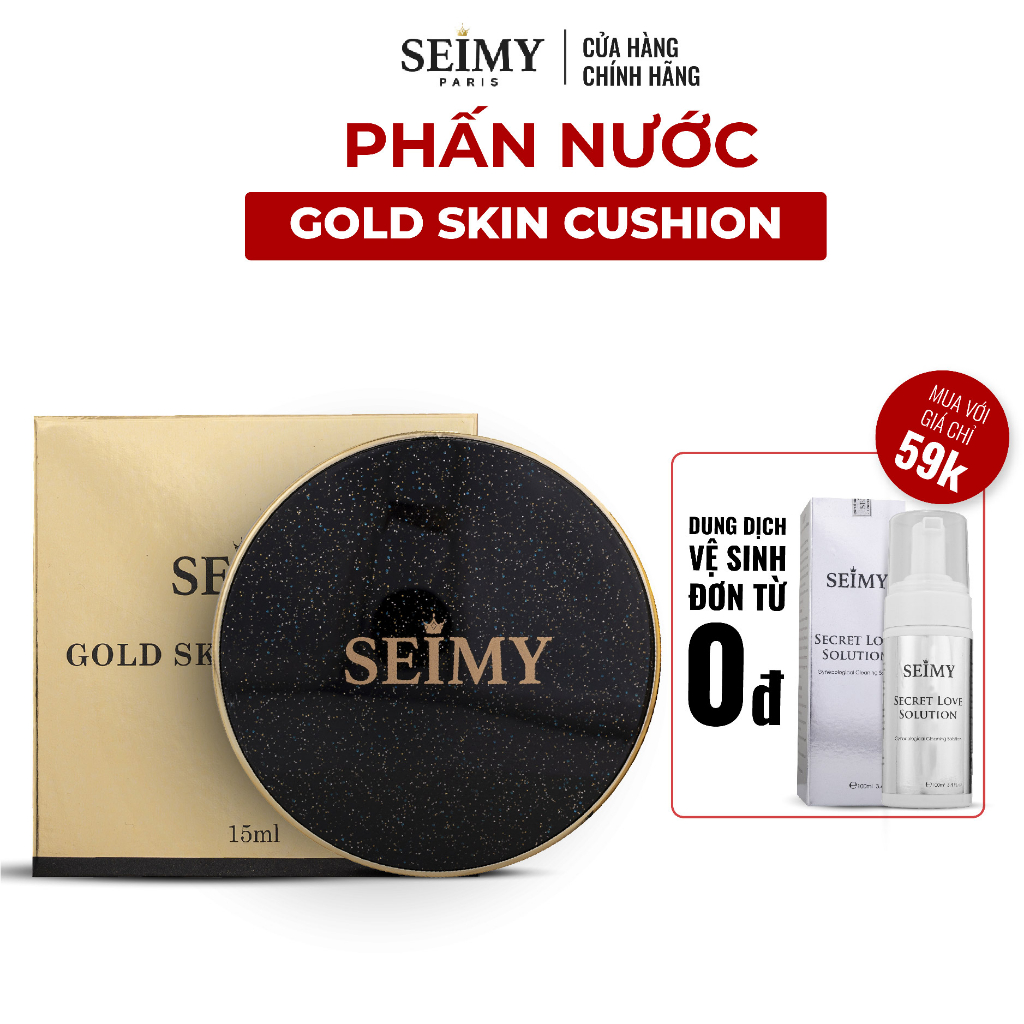  Phấn nước cushion SEIMY - Gold Skin Cushion 15g