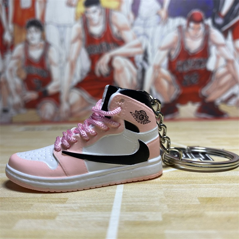 Móc khoá mô hình giầy 3D Jordan OW tỉ lệ 1:6