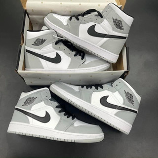 Giày thể thao sneaker J grey xám đen cao, xám đen thấp hottrend
