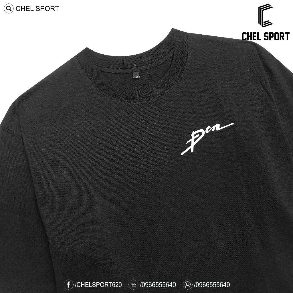 Áo thun Đồng Âm Đen Vâu 100% cotton