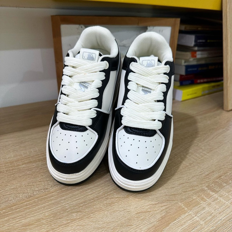 MLB Liner màu Panda Unisex Cổ Thấp