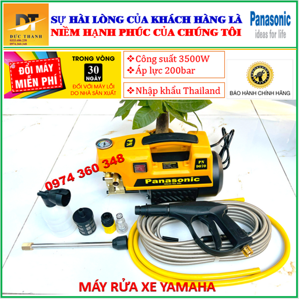 BH 24 Tháng. Máy rửa xe Panasonic 3500W siêu khỏe