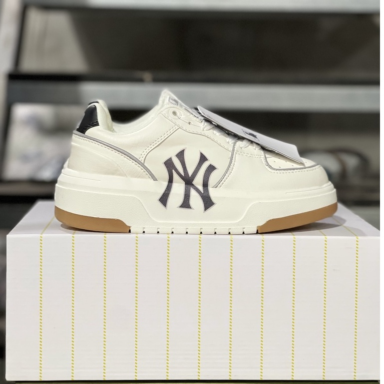 Giày Thể Thao MLB Chunky Liner New York Yankees NY Đen đế nâu hot trend 2023 Sc cho nam nữ/Giày quảng châu 68 | BigBuy360 - bigbuy360.vn