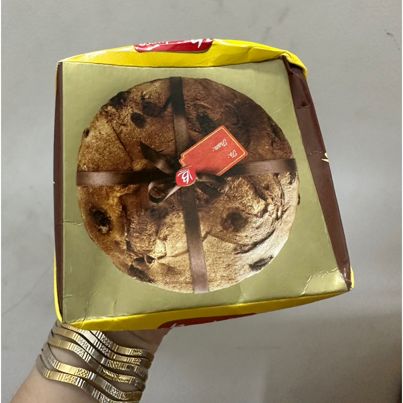 DATE 26/9 Bánh bông lan nhân trái cây Panettone Classic 100g nhập khẩu Ý