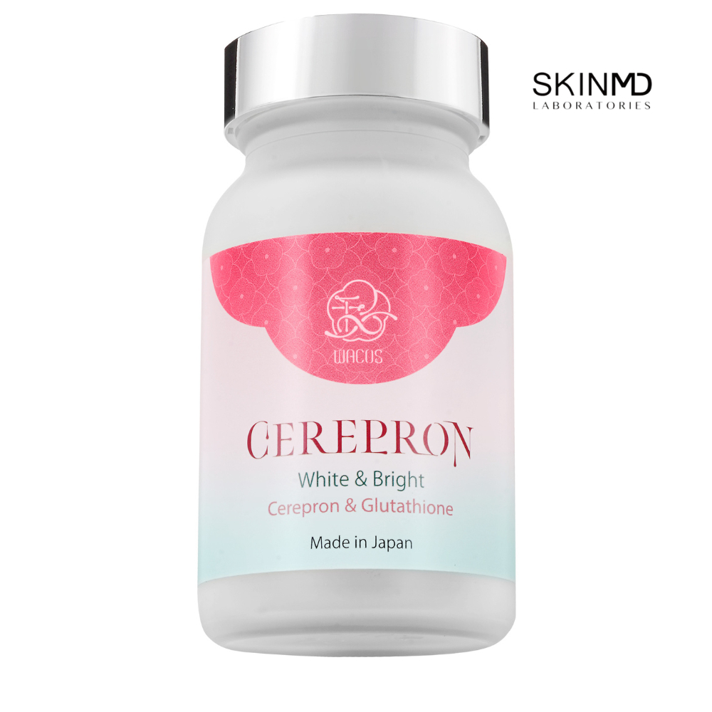 Viên uống dưỡng trắng da kép WACOS CEREPRON lọ 60v giảm nám tàn nhang ngừa lão hóa