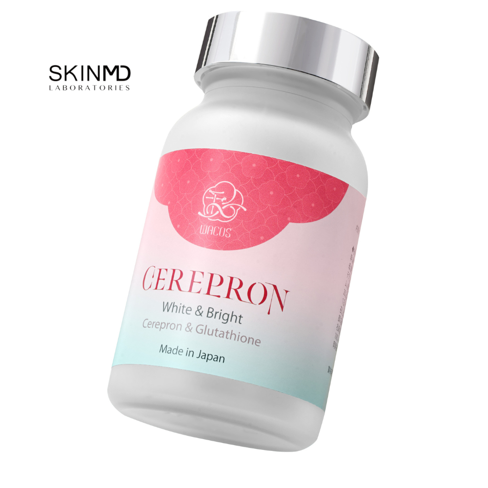 Viên uống dưỡng trắng da kép WACOS CEREPRON lọ 60v giảm nám tàn nhang ngừa lão hóa