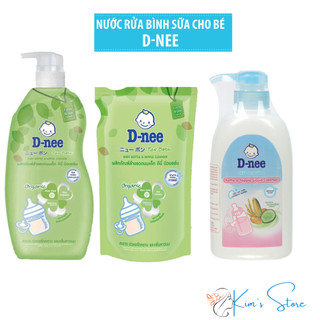 Nước rửa bình sữa d-nee 500ml / d nee organic túi 550ml chai nước rửa bình dnee 620ml