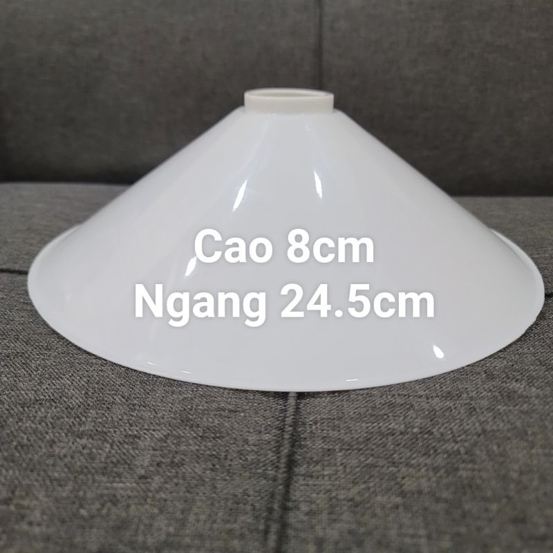 Chóa đèn nhựa - chao đèn nhựa - nhôm hình tô - dĩa - Đuôi kính nước E27