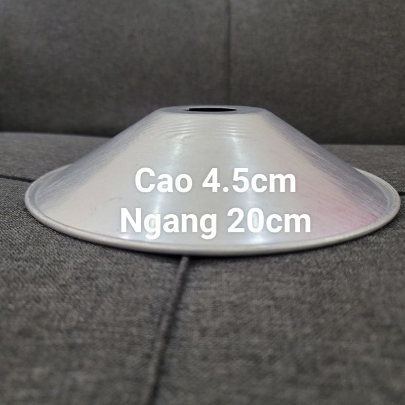 Chóa đèn nhựa - chao đèn nhựa - nhôm hình tô - dĩa - Đuôi kính nước E27