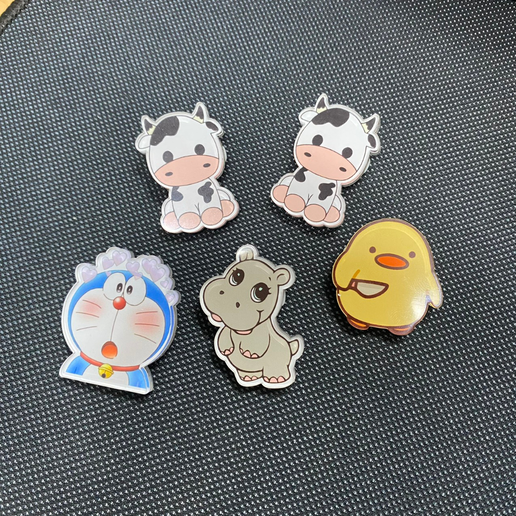 Stick cài áo - balo in hình cute - nhận in theo yêu cầu