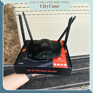 Bộ phát Wifi Router R106 tốc độ 300Mbps phát wifi, lấp sim 4G 5G phát wifi Citycase