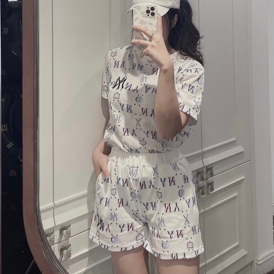 Set bộ nữ họa tiết NY 3 màu siêu hot, chất cotton khô siêu mát, dày đẹp full size